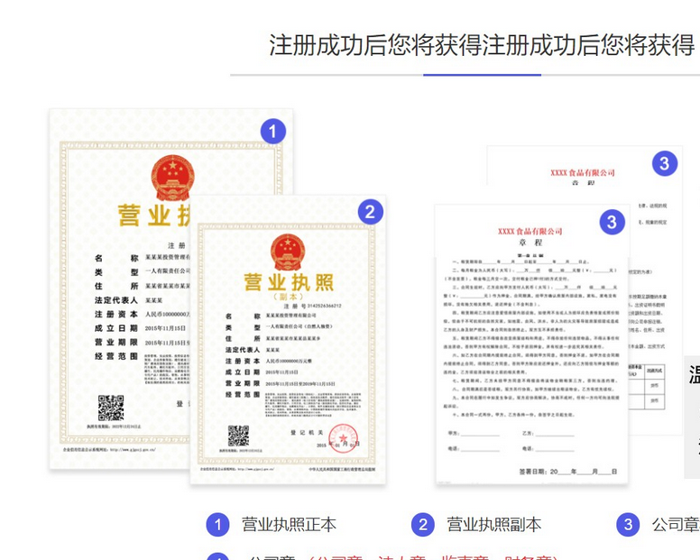 代辦工商營業執照流程及費用一覽